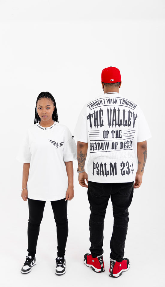 PSALMS 23:4 T-Shirt (White)